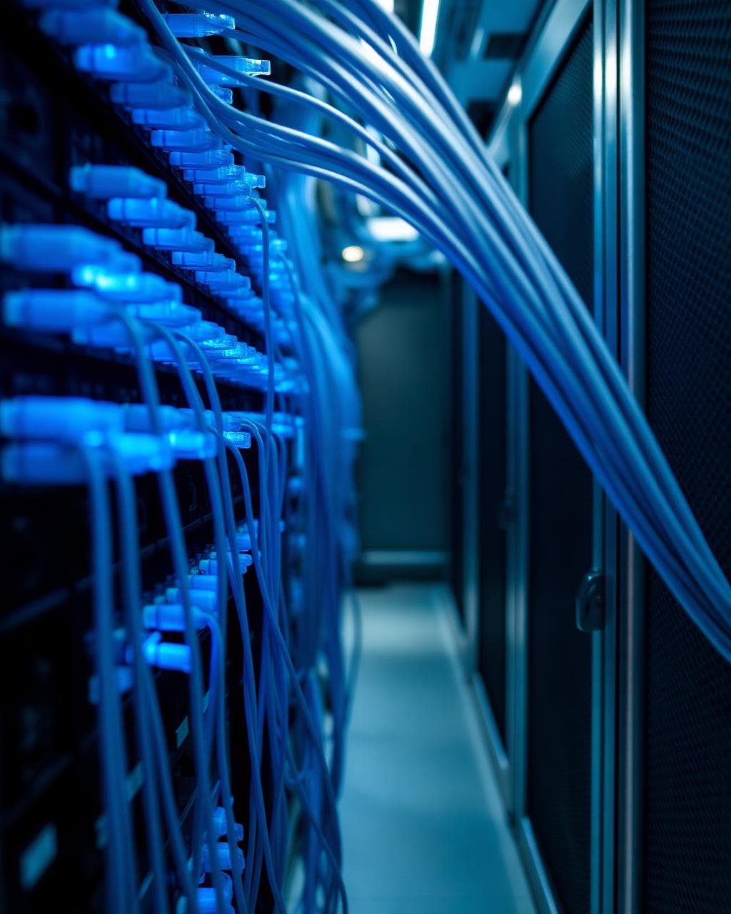 Fiber, datanätverk & telesystem